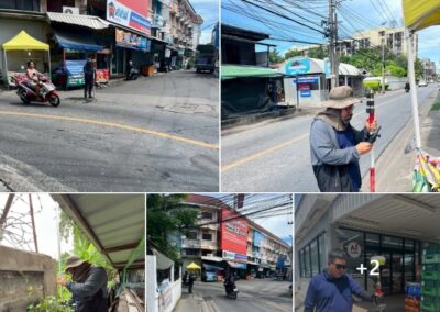 งานรังวัดสอบเขตโฉนดที่ดิน : ซอยพหลโยธิน 52 กรุงเทพมหานคร